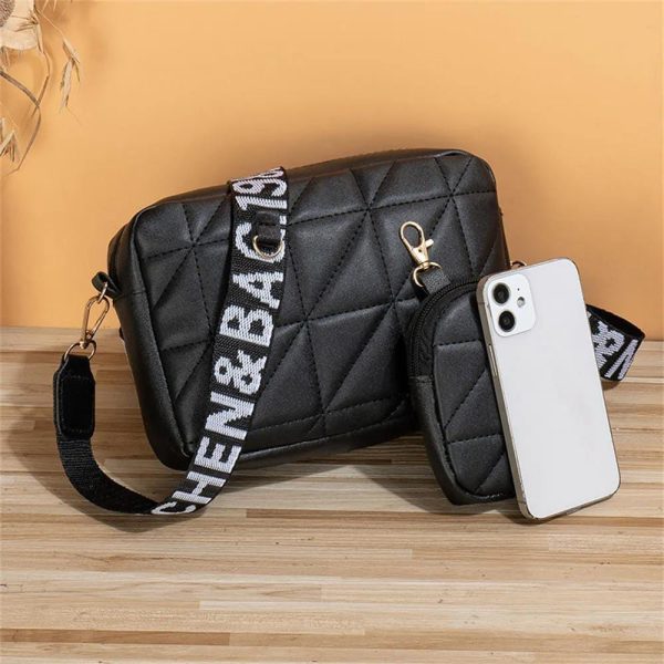 2 Piece ) Girls Cross-body Bag | Best Quality Shoulder Bag For Girls | Best Quality Bag For Women | Pu Leather Cross-body Bag