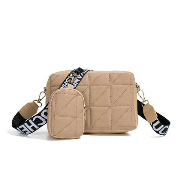 2 Piece ) Girls Cross-body Bag | Best Quality Shoulder Bag For Girls | Best Quality Bag For Women | Pu Leather Cross-body Bag