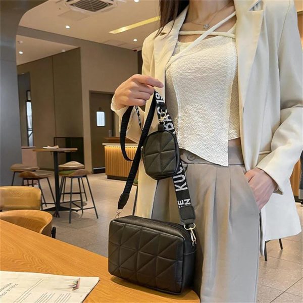 2 Piece ) Girls Cross-body Bag | Best Quality Shoulder Bag For Girls | Best Quality Bag For Women | Pu Leather Cross-body Bag