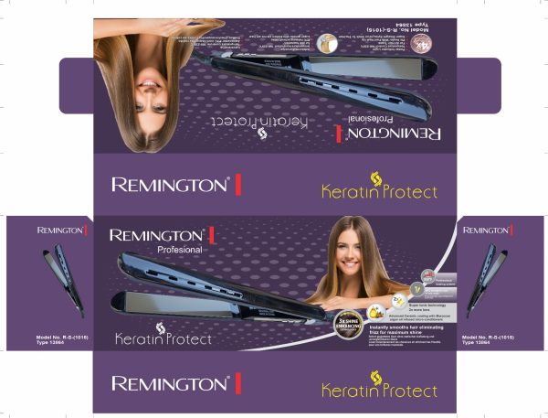 Remington Professional Keratin Protect Hair Straightner With Morrocan Argon Oil Model No R-s(1016)